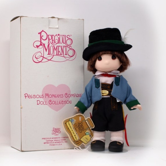 Precious Moments Doll Children Of The World Austria Ollie 1994 #1515 9” Figurine - Picture 3 of 6